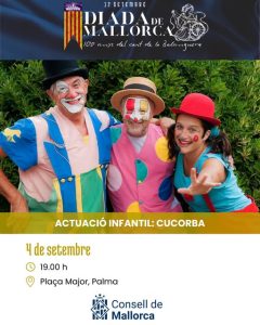 Cucorba pe afișul de deschidere a sărbătorilor Diada de Mallorca la Palma