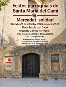 Mercadet solidari din Santa Maria del Camí