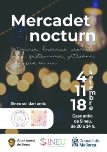 Afișul Mercadet nocturn din Sineu, cu date viitoare pe 11 și 18 septembrie