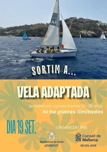 Afișul sesiunii de vela adaptată Viu en Jove