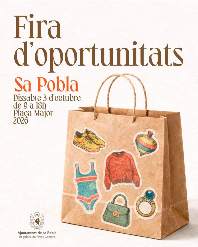 Afișul oficial al Fira d'Oportunitats din sa Pobla